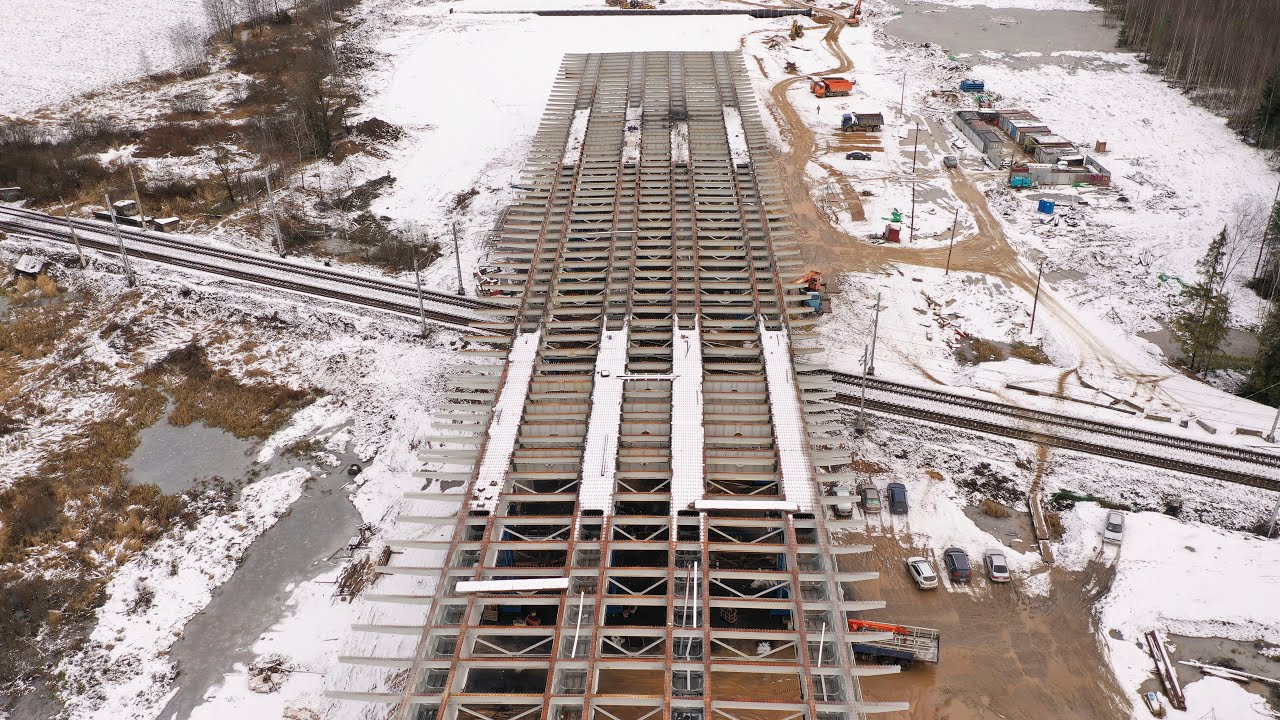 Северный обход Лобни (4К, ноябрь 2021) - YouTube