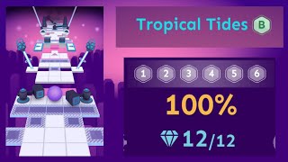 Rolling Sky - Tropical Tides [B] (Mini-Level 1) | ★