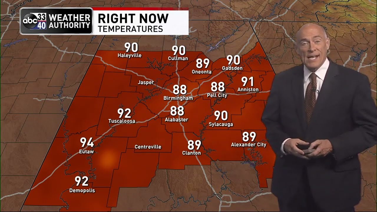 ABC 33/40 News Evening Weather Update - Tuesday, July 26, 2022 - YouTube