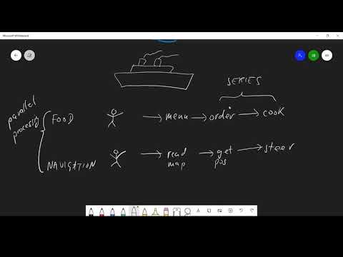 Parallel processing in the nervous system