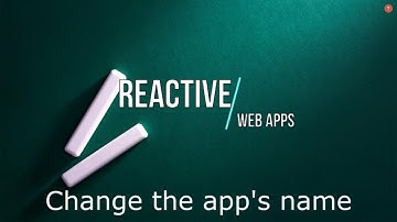 Outsystems Tutorials - Changing application title and updating navigation links