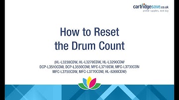Brother HL-L3210CW - Drum Count Reset (How to Clear Drum Error)