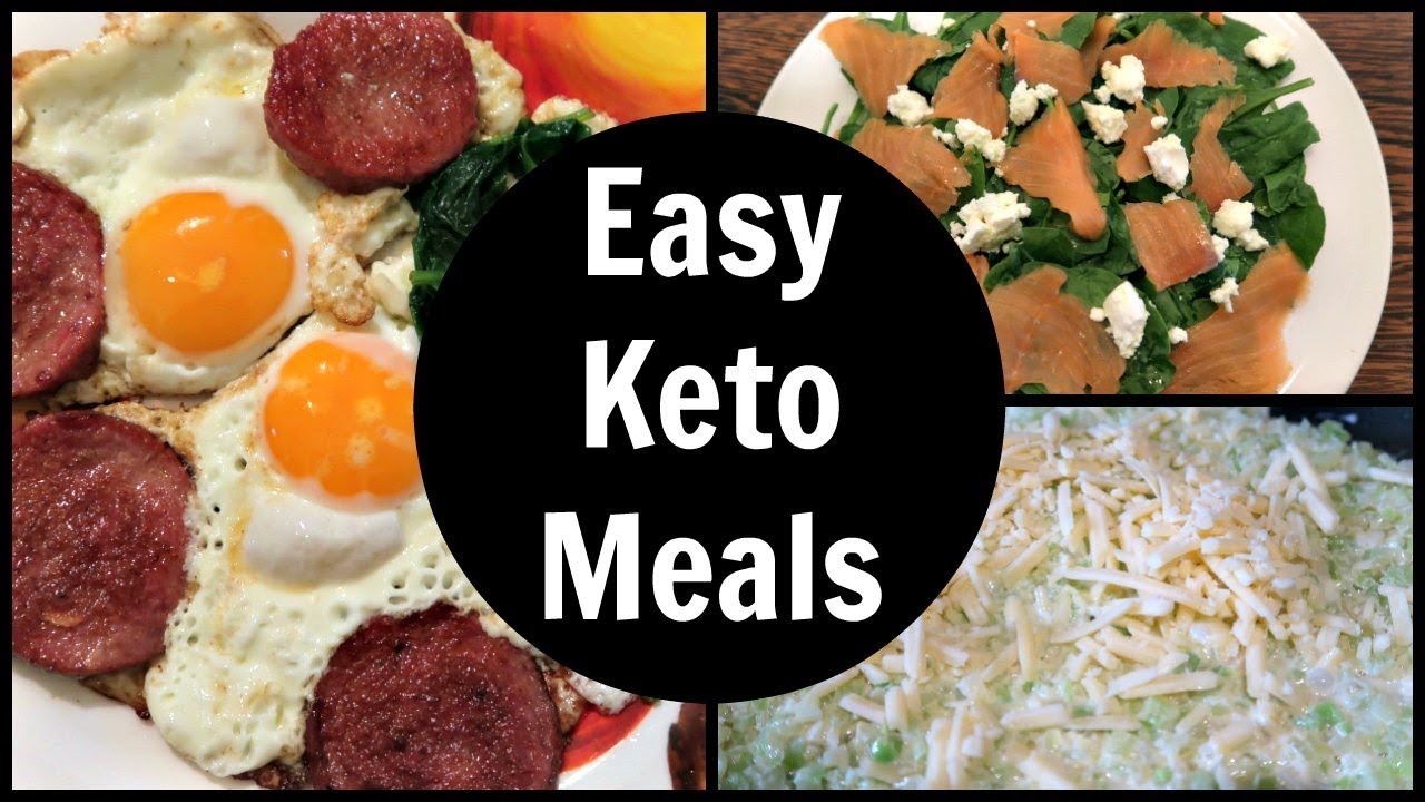 Full Day Of Easy Keto Meals - YouTube