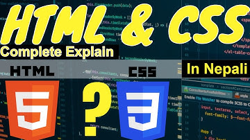 What is HTML and CSS in nepali | HTML and CSS complete Information in Nepali | Technical Nepal