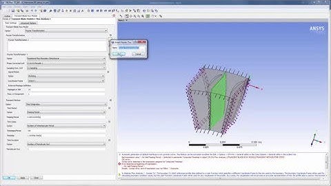 ANSYS CFX: Modeling Multi-Row Influence on a Stator using Frozen Gust Analysis - Part II