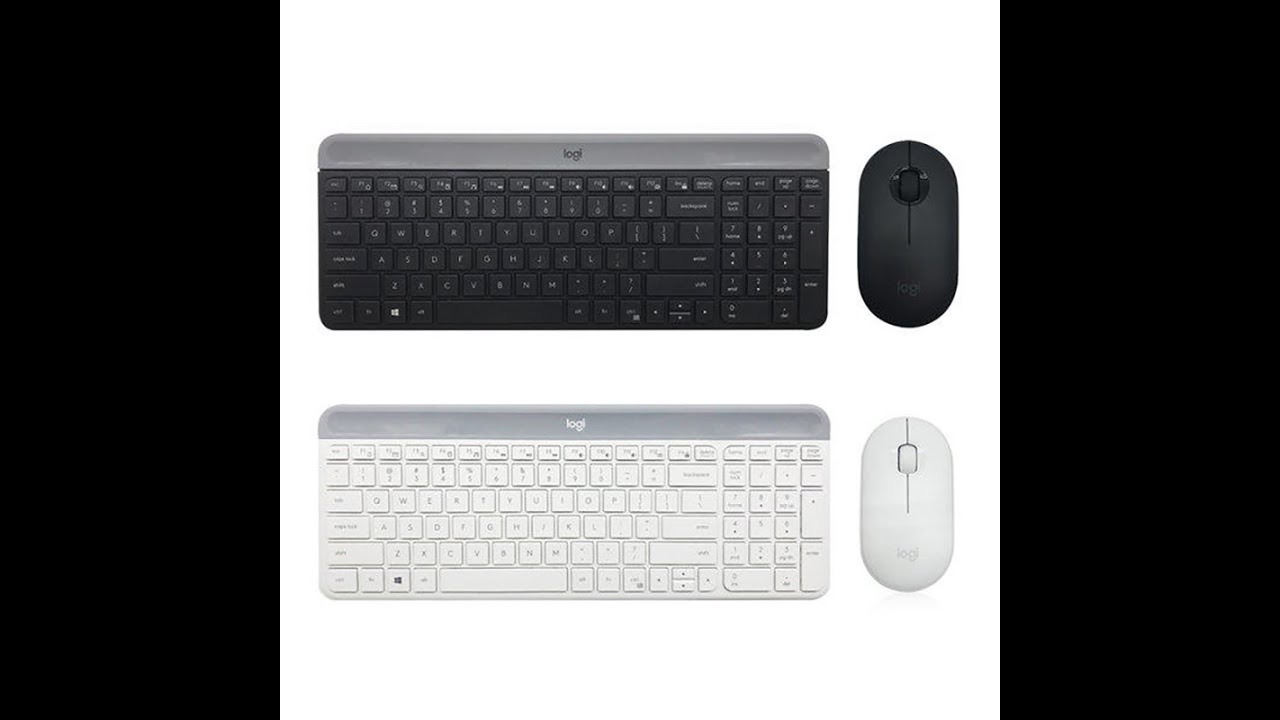 MK470 로지텍 무선 키보드 마우스 세트 - YouTube