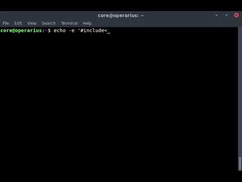 c++ hello world speedrun
