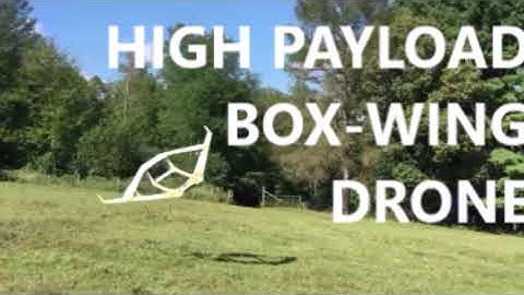 Compact box-wing DRONE is low radar detectable thanks to low radar cross section