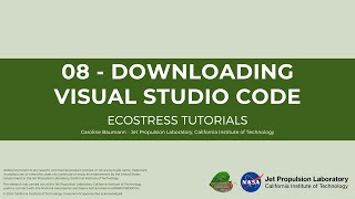 08 – Downloading Visual Studio Code – ECOSTRESS Tutorials
