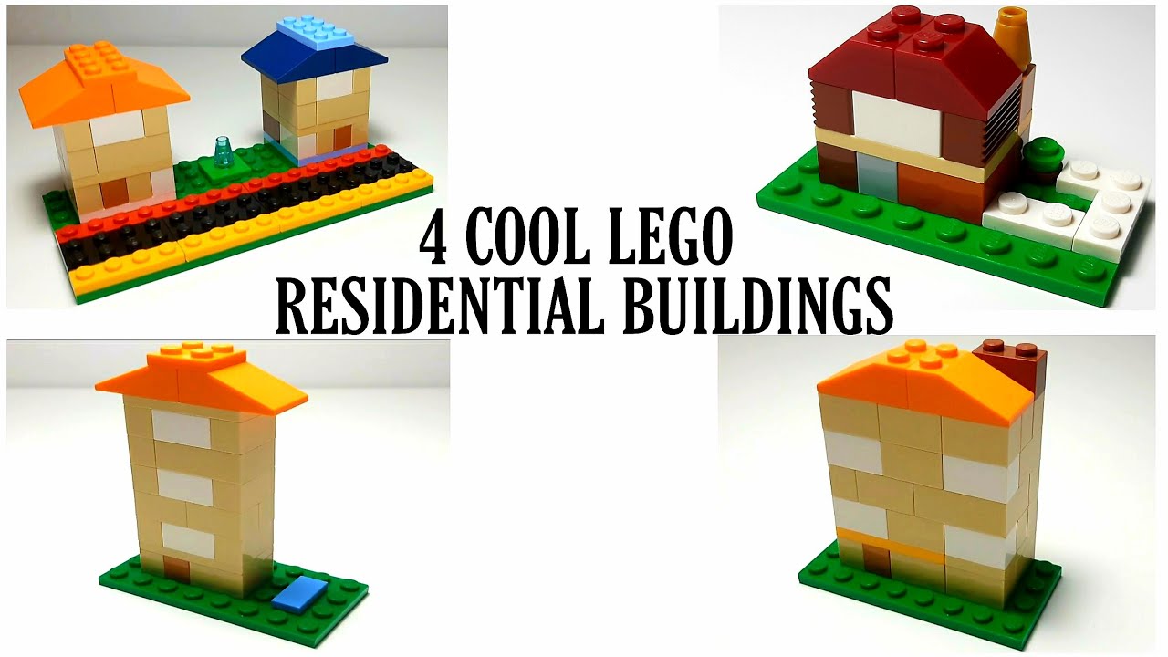 Building mini lego Residential buildings ( easy to build Tutorial