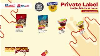 Kejutan Awal Tahun Private Label Disc.50%