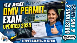 NJ DMV PERMIT EXAM UPDATED 2024 Questions and Answers 2024/2025 Verified Answers by Expert