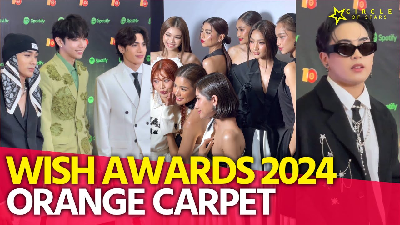 Wish Awards 2024 | Orange Carpet featuring BINI, SB19, Dionela, Jay Ar, G22, and more