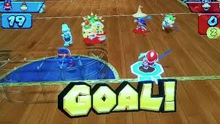 Mario Sports Mix Hockey Ninja & Bowser Jr Vs Black Mage & Bowser
