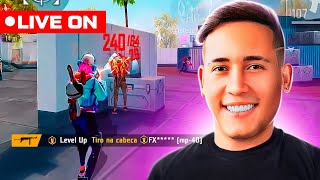 💙 LEVEL UP AO VIVO 💙 PEGUEI DESAFIANTE! O MAIS INSANO! FREE FIRE MOBILE 💙