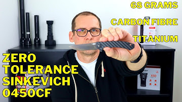 ULTIMATE EDC Designer Knife | Zero Tolerance Sinkevich 0450CF