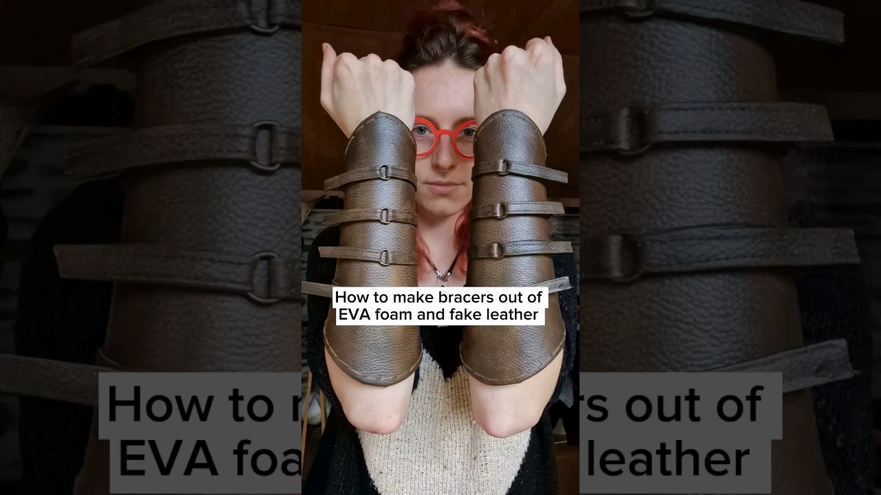 You'll never fail again to make your own bracers with this technique! 🪡 #cosplay #diy #diycrafts