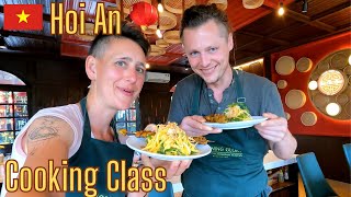 A MUST do experience in Hoi An, Vietnam 🇻🇳  Cooking Class with market tour and noodle making.