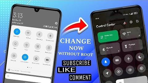 Change Control Center Redmi 13C without Root | Redmi 13c Control Center Change | Redmi 13c statusbar