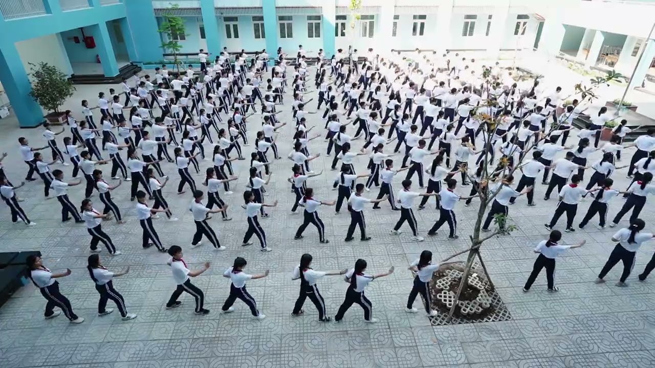 Chương trình đồng diễn võ nhạc Vovinam  || THCS DƯƠNG BÁ TRẠC - Q8