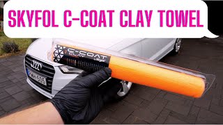 Skyfol C-Coat Clay Towel (gyurmakendő) teszt - HU