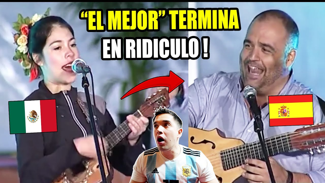 MEXICANA deja Sin Palabras A ESPAÑOL que la RETA de NUEVO en IMPROVISACIÓN MUSICAL