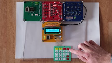 Calculator running on a discrete logic CPU