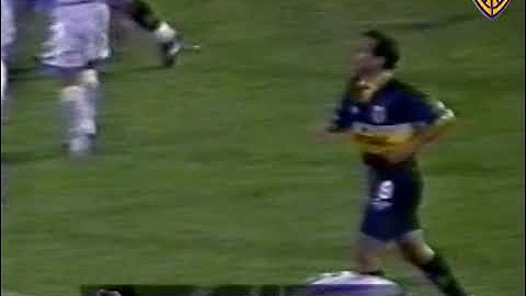 Gol de Scotto a Gimnasia de Jujuy (Gimnasia de Jujuy 1-Boca 2 18-10-1995)