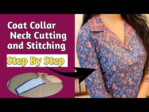 Ladies Collar Neck Cutting And Stitching - YouTube