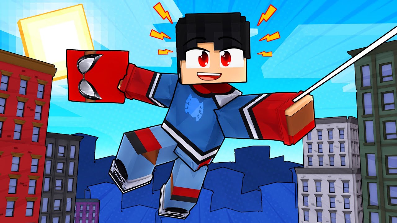 P3DRU virou o SEU AMIGO HOMEM ARANHA no Minecraft