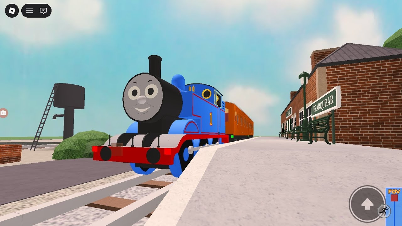Roblox Blue Trains with Friends: Thomas's Number 1 Commuter Service from Ffarquhar to Knapford