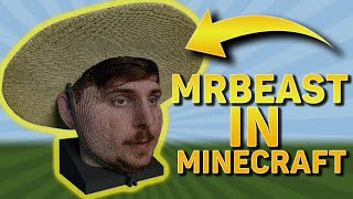 We built MrBeast in Minecraft! [TIMELAPSE]