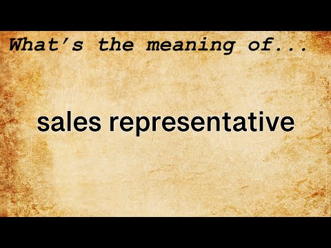 Video: Voor representatieve doeleinden betekenis?