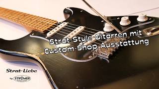 Strat-Style by STROMER-Guitars in Black relic, Made in Germany