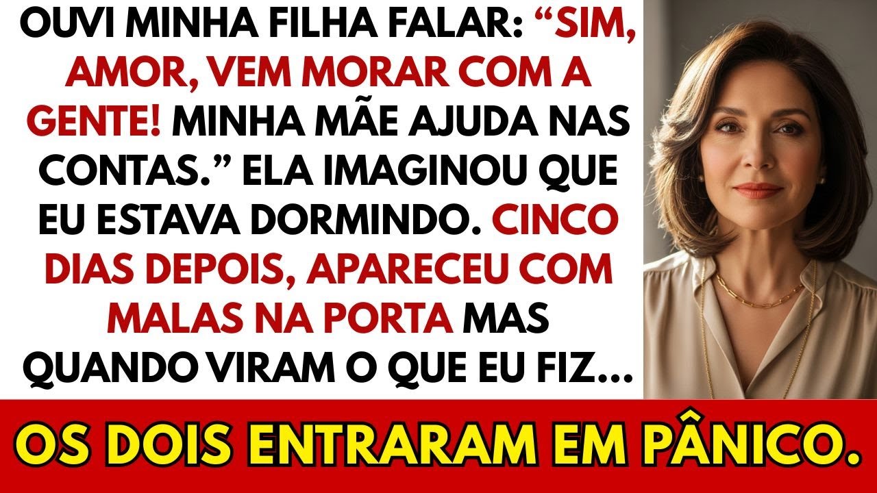 “Vem morar com a gente amor“ Minha mãe é aposentada, ela ajuda com dinheiro, disse minha filha rindo