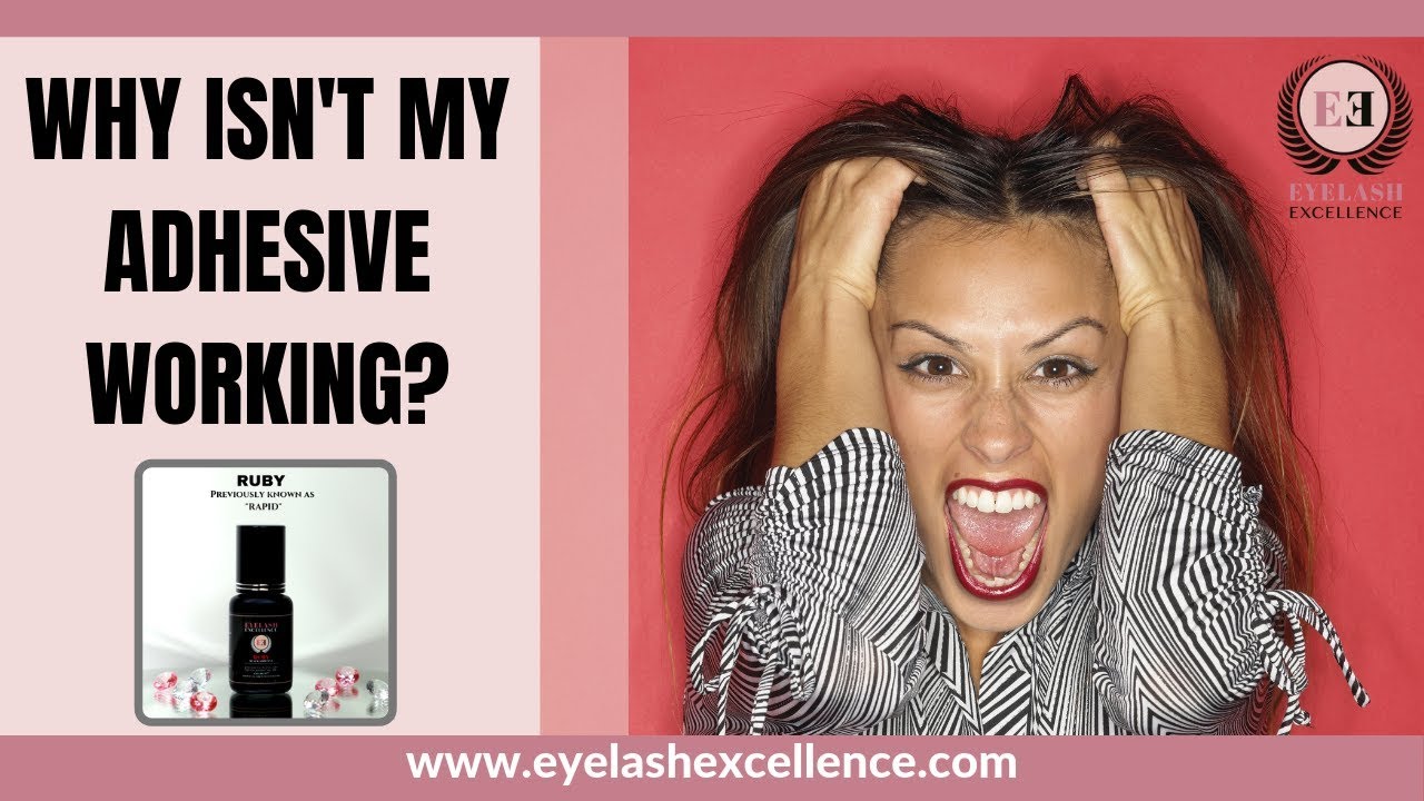 EYELASH ADHESIVE NOT WORKING? Why are client's losing lashes? YouTube