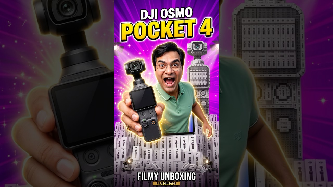 Filmy Unboxing — Osmo Pocket 4 | Part 1 | Cinekar Vlogs #shorts