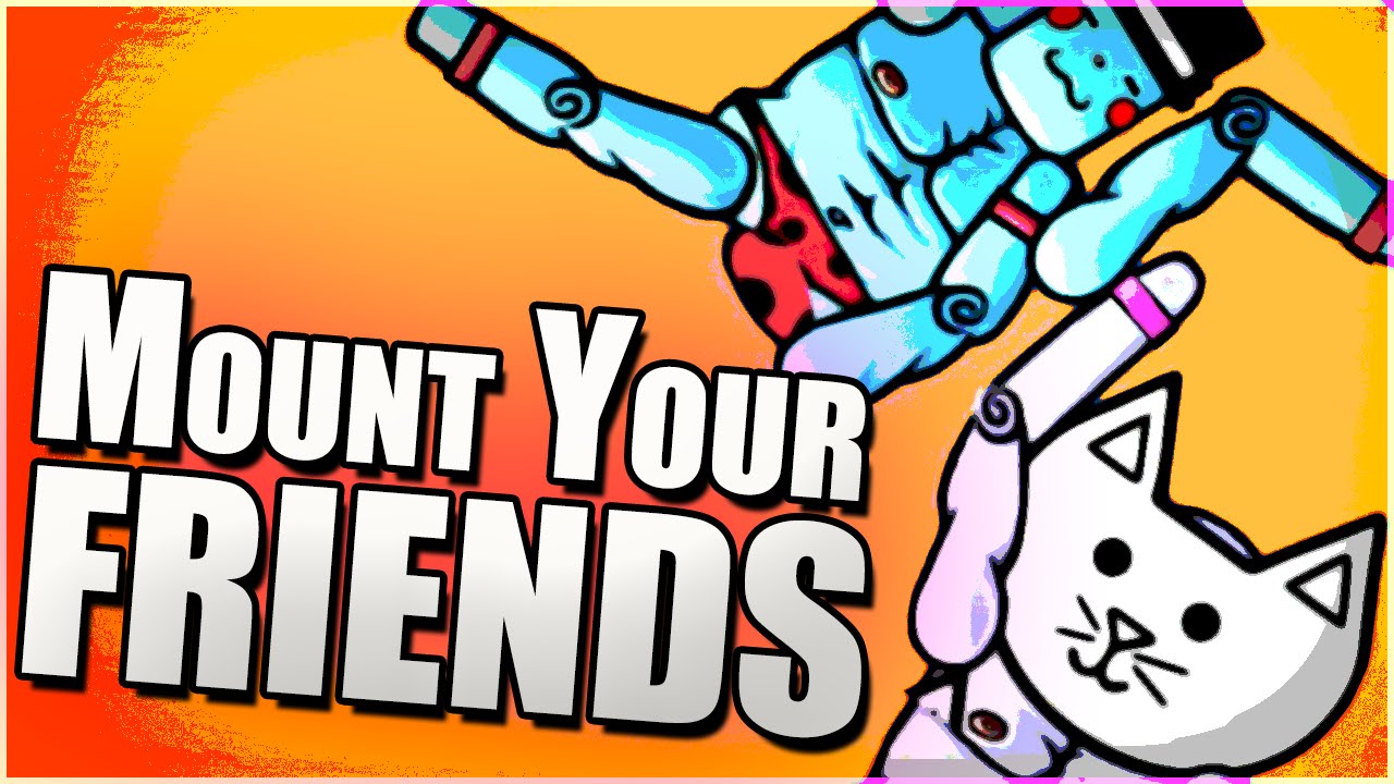 Mount Your Friends Game ~ WIGGLY CAT DONGLE INSIDE!