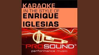 Video thumbnail of "ProSound Karaoke Band - Bailamos (Karaoke Instrumental Track) (In the style of Enrique Iglesias)"