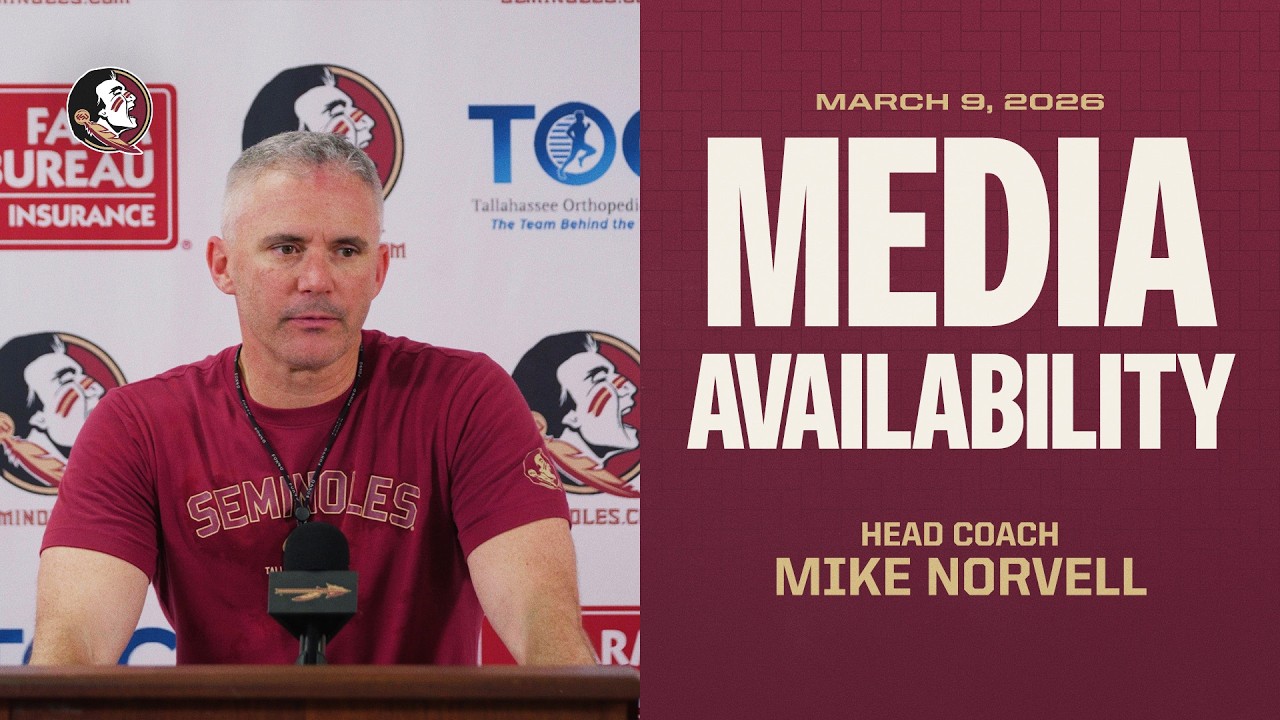 Image related to FSU Football | HC Mike Norvell Post-Practice Media Availability 3/9/26