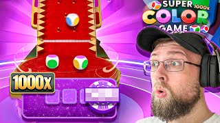 I WON MAX MULTIPLIER ON THE SUPER COLOR GAME SHOW! (INSANE) screenshot 1
