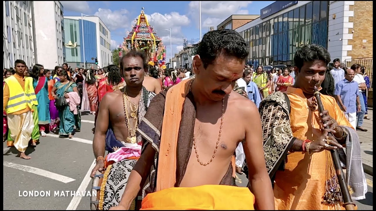 London Sri Selva Vinayagar Temple #thiruvizha I Chariot Festival I #kavadi #nadhaswaram I 06.08.2023