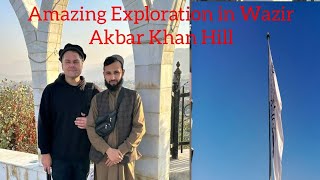 Amazing Exploration In Wazir Akbar KhanHill Where The Biggest Flag Exists! @pokegemztravel