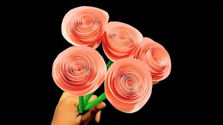 DIY paper roses making idea..#diy #craft #papercraft #rose #youtubevideo