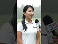 雨のインタビュー　#shorts #ゴルフ