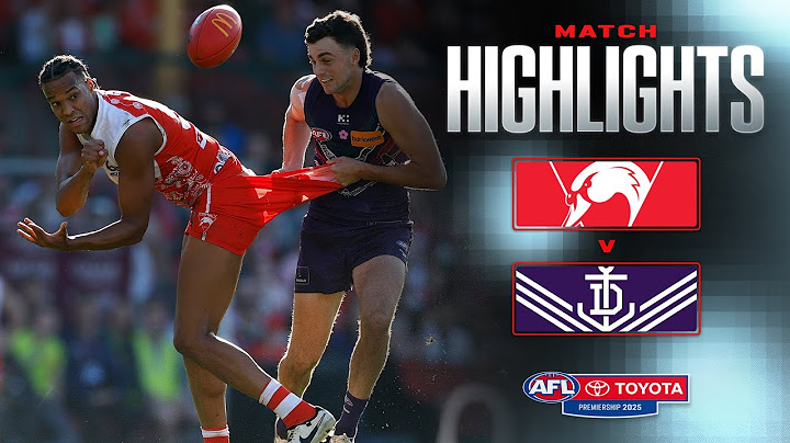 Sydney Swans v Fremantle Highlights | Round 17, 2025 | AFL