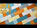 Stackabond  fat quarter pattern  in a day  quick and easy