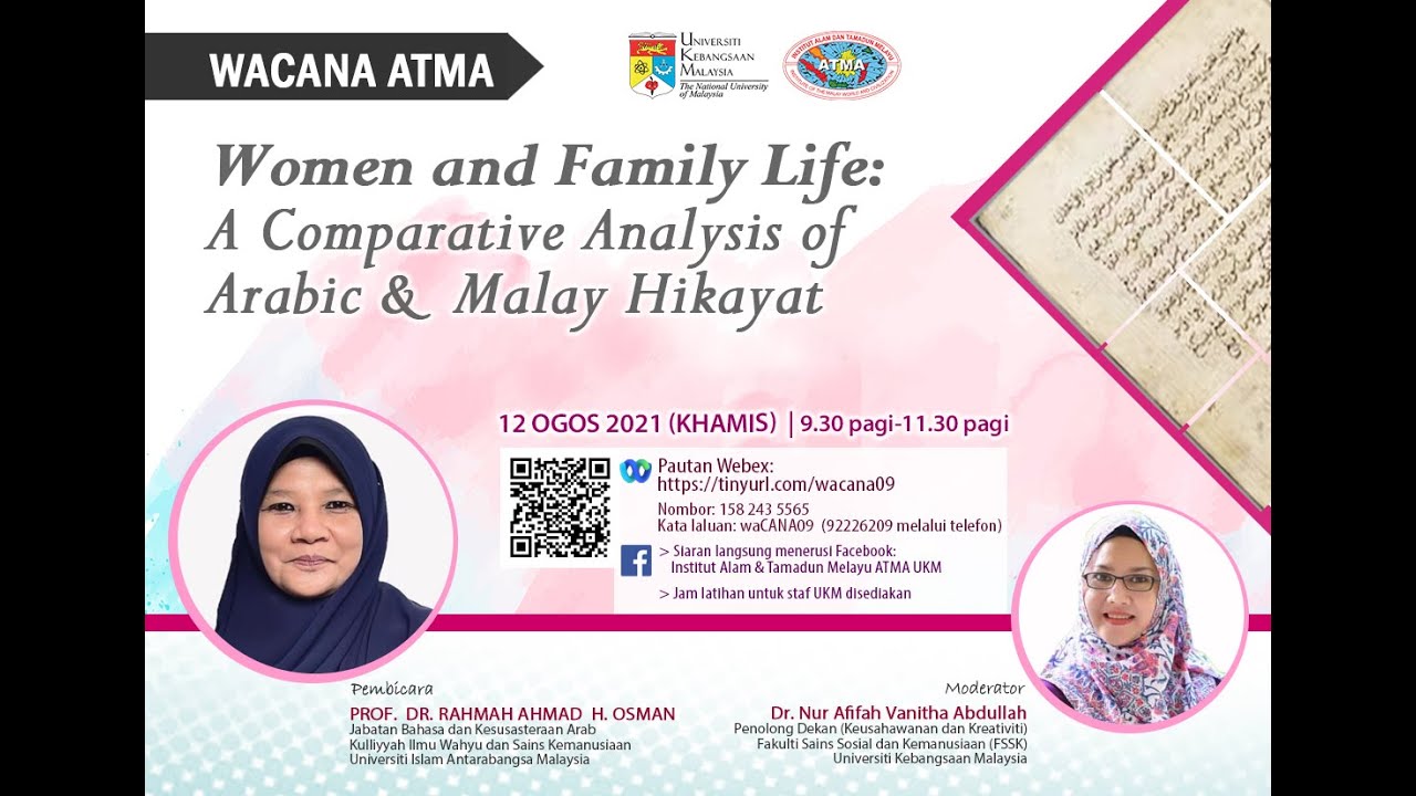 Wacana ATMA: Women and Family Life: A Comparative Analysis of