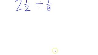 Division of fractions invert and multiply