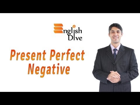 Present Perfect Negative